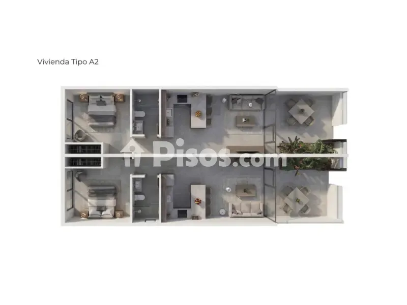 Plaan - Contemporary Apartment with Private Pool in Vera Playa