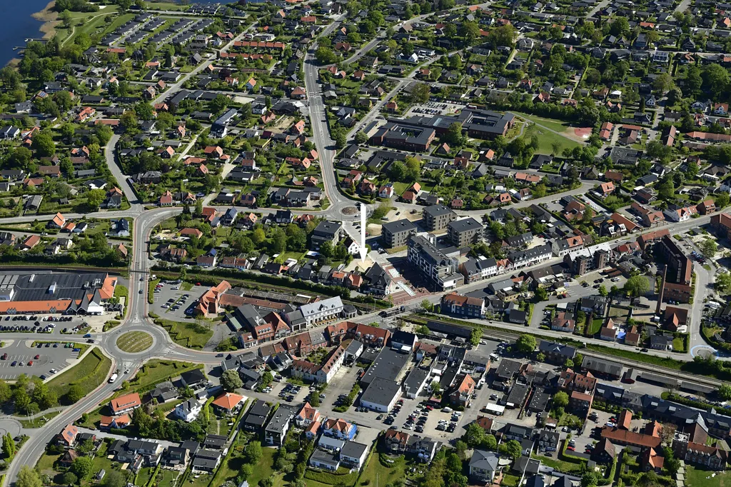 Vue aérienne - Approved Project Plot with Sea View in Ry