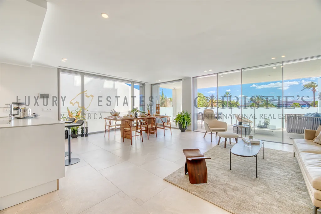 Séjour - Luxury Duplex Penthouse with Pool at Palma Harbor