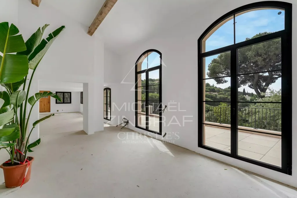 Séjour - Villa Luxueuse avec Vue Mer à Ramatuelle