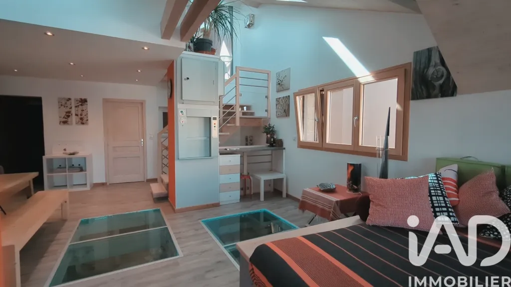 Living Room - Triplex with Terraces in Rochejean