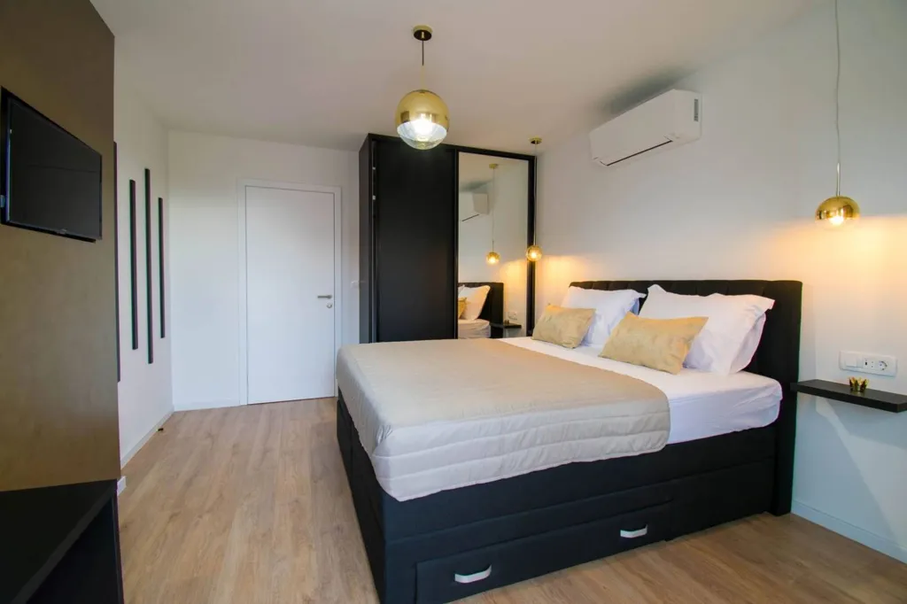 Bedrooms - New Villa with Pool in Baška Voda