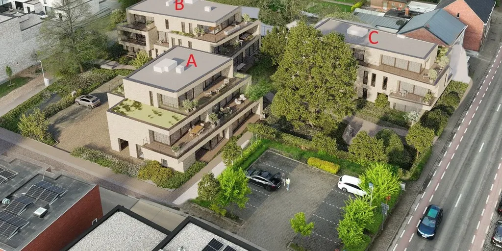 Vista aerea - Penthouse with Terraces in KoerselPark, Beringen