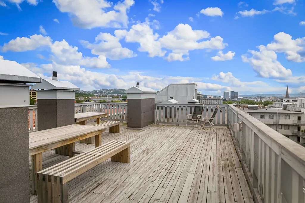 Terrazza - 3-Bedroom Apartment with Balcony in Grünerløkka