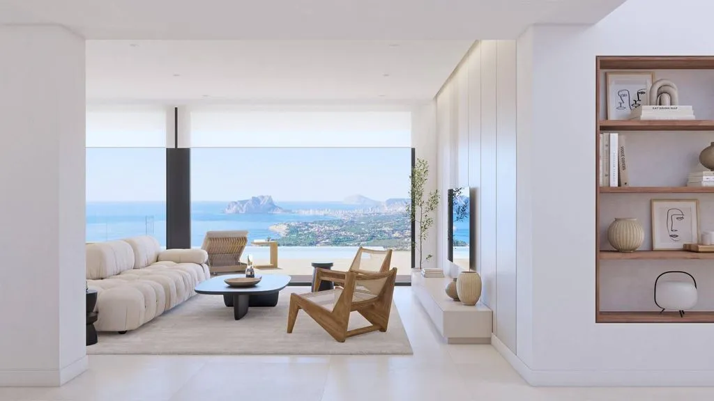 Living Room - Luxury Villa with Sea View in Cumbre del Sol