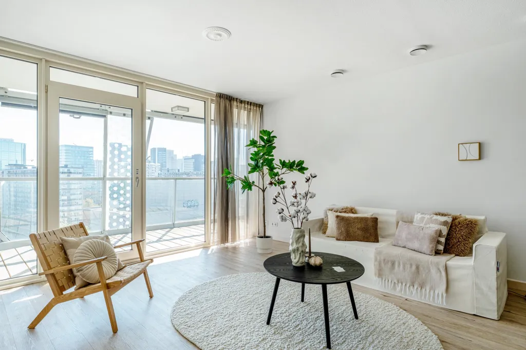 Séjour - Galerie Flat with Skyline View in Rotterdam