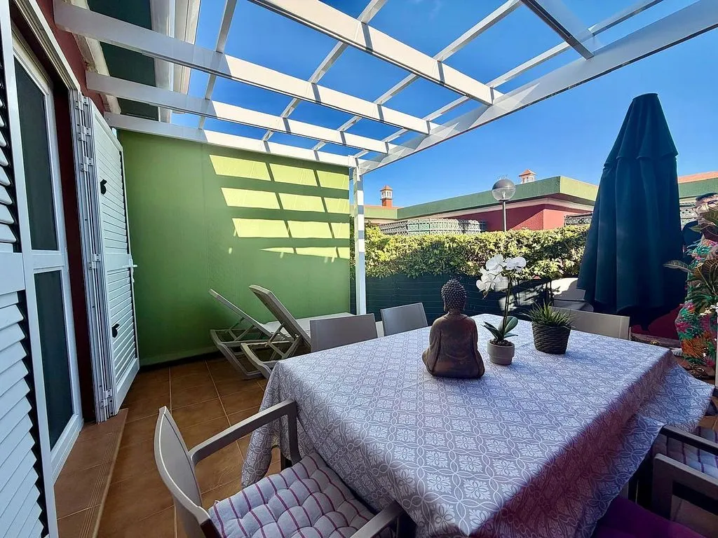 Terrasse - Reformed Bungalow with Pool in Maspalomas