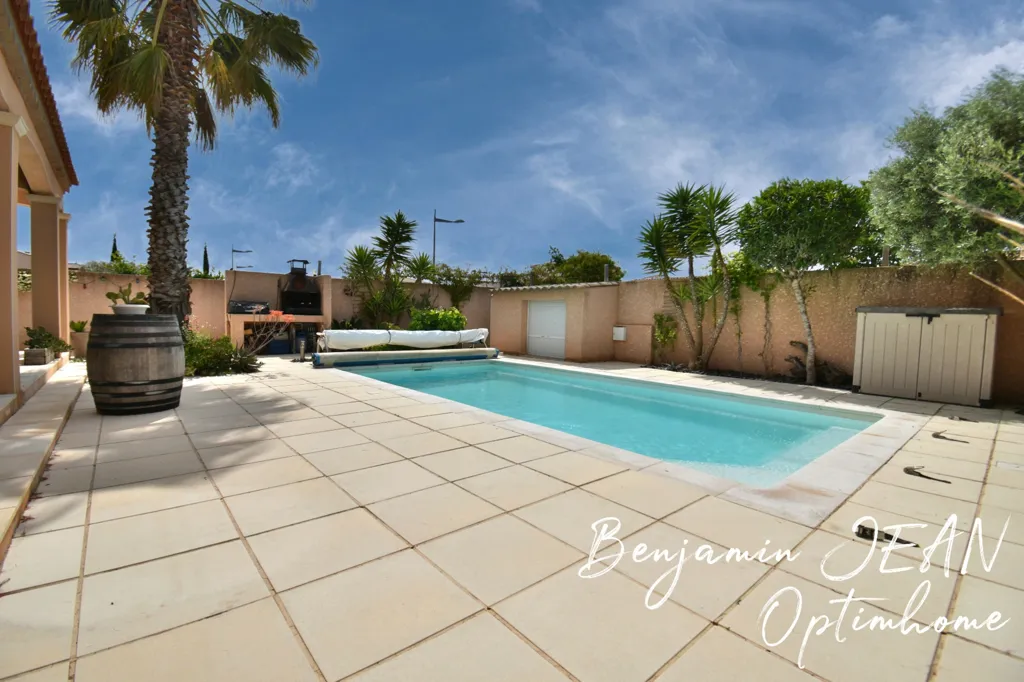 Piscine - Villa Familiale avec Piscine à Sérignan