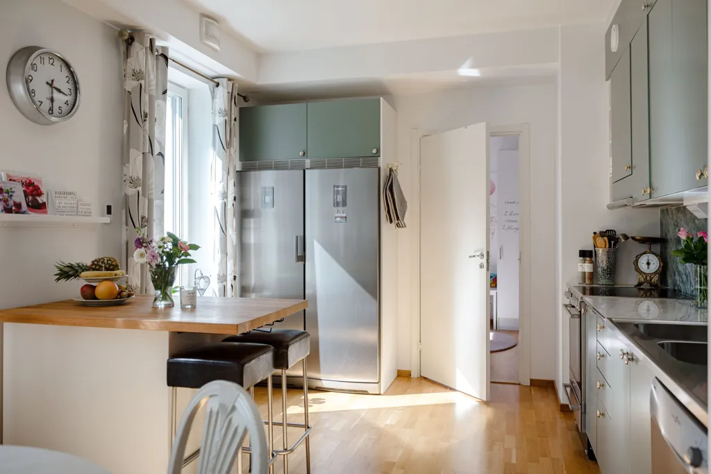 Köök - Apartment with 23 m² Terrace in Enköping