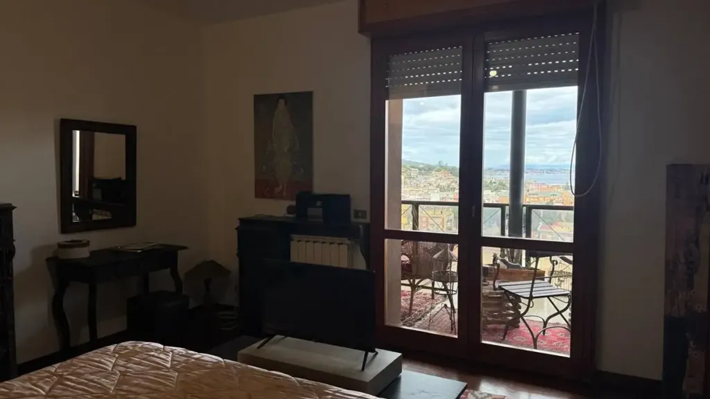 Camere da letto - Multi-Level Apartment with Terrace in Messina