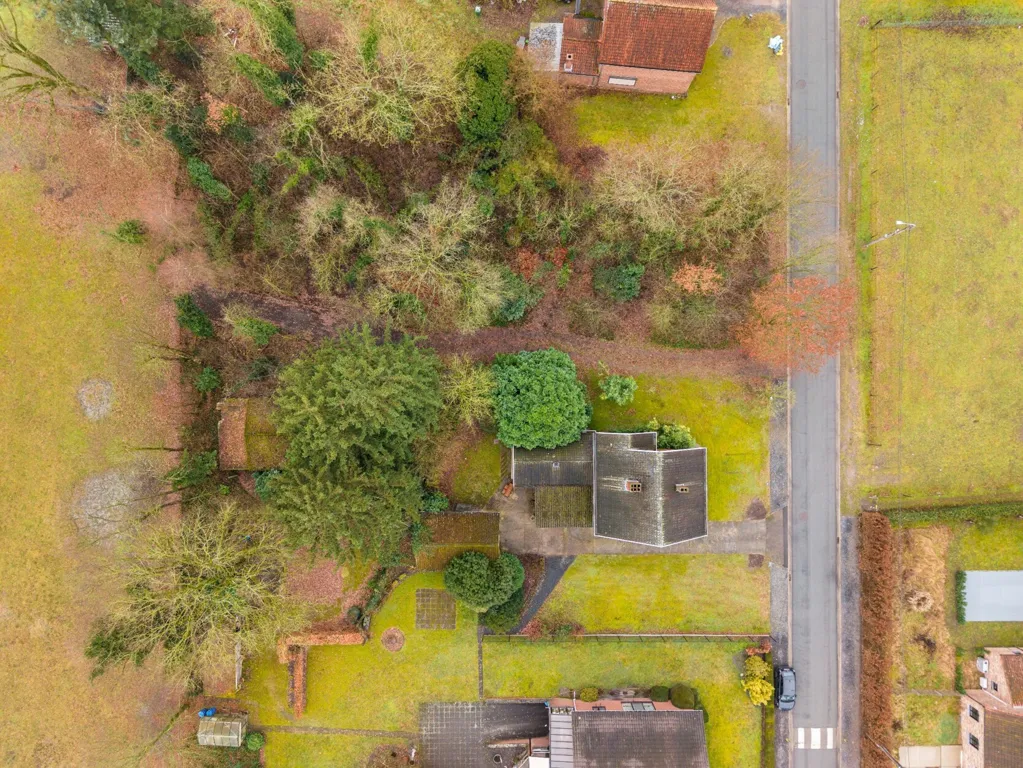 Vue aérienne - Maison à Renover avec Jardin à Genk