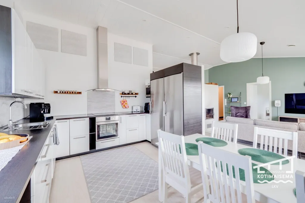 Sala da pranzo - Modern Detached House with Sauna in Joensuu