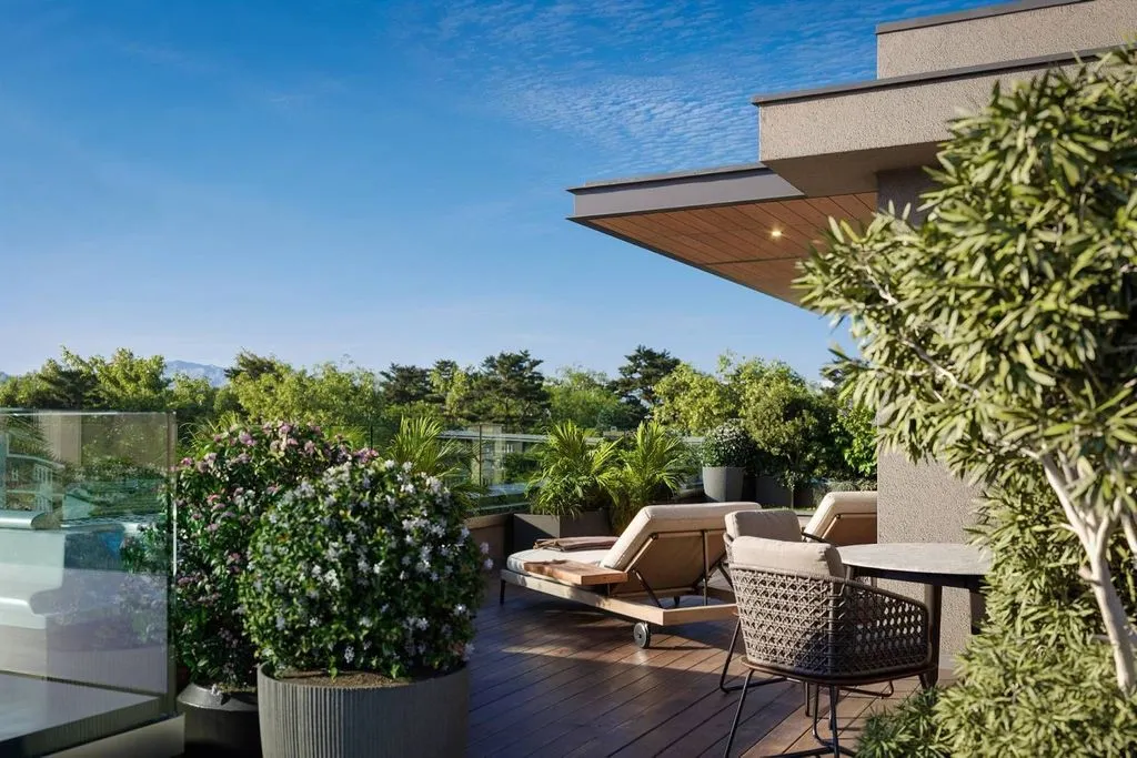 Terrasse - Luxury Penthouse with 360° View in Monza