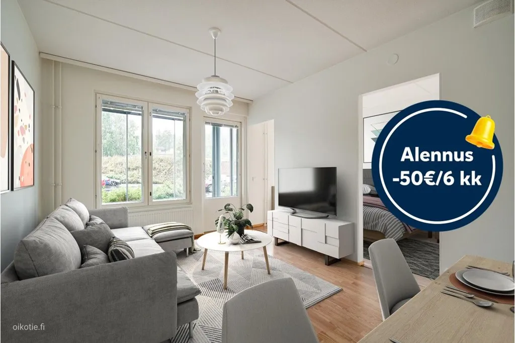 Séjour - Modern Flat with Balcony in Keljo, Jyväskylä