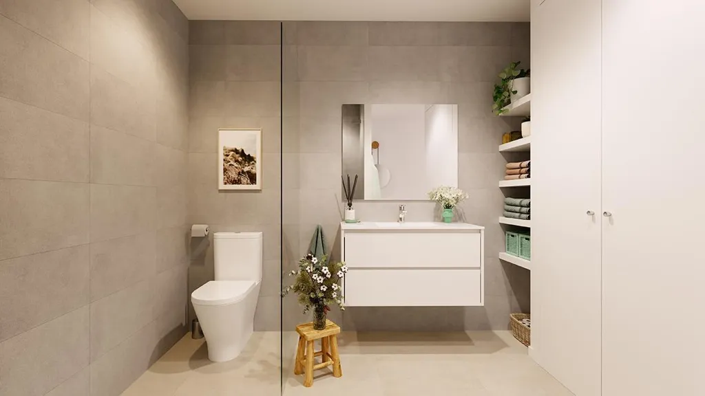 Salles de bain - Apartment with Sea Views in Alcaidesa, Cadiz