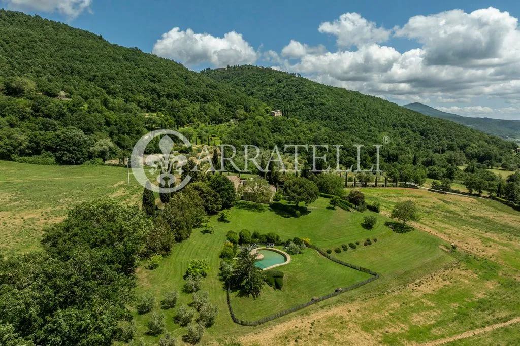 Vue aérienne - Luxury Farmhouse with Pool in Sarteano