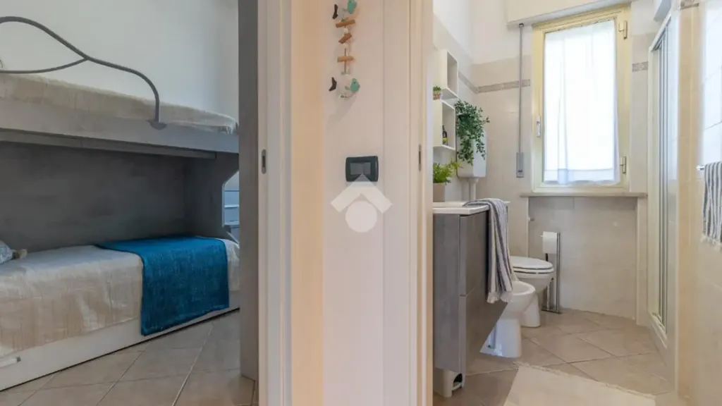 Bedrooms - Trilocale with Sea View in Pinarella