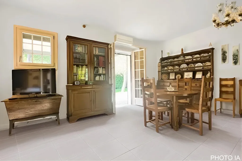 Salle à manger - Villa avec Panneaux Solaires à Dardilly
