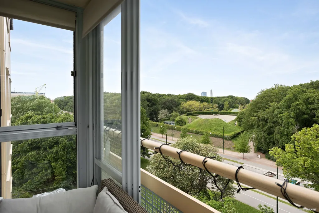 Balcon - Penthouse with Park View in Malmö