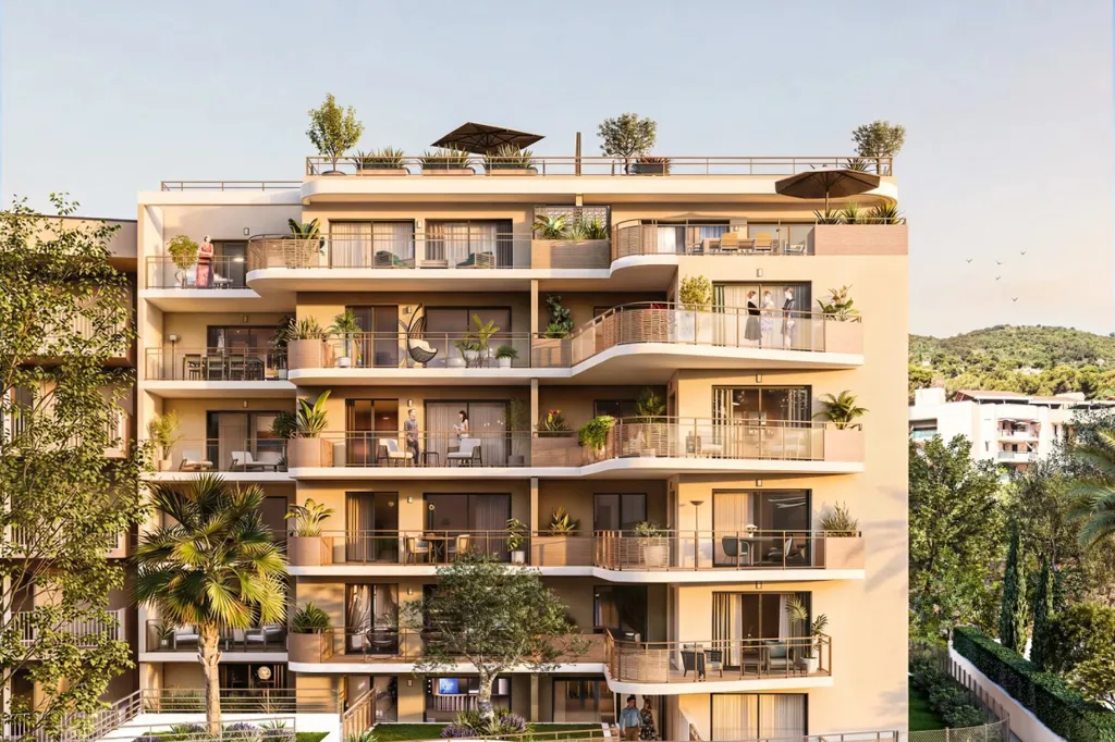 Extérieur - Appartement 3 Pièces avec Terrasse à Beausoleil