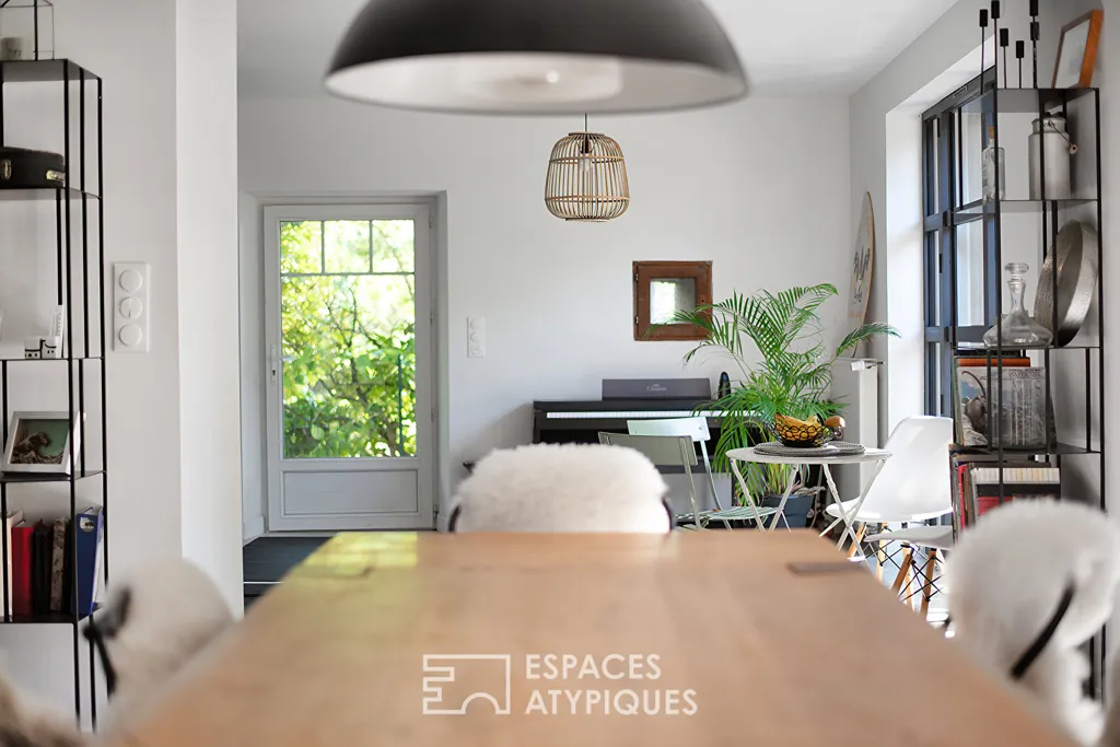 Sala da pranzo - Renovated Character House with Pool near Albi