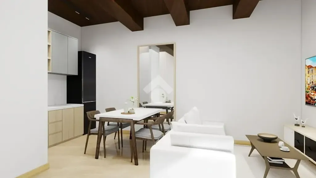 Living Room - Modern Apartment with Balcony in Poiano, Verona