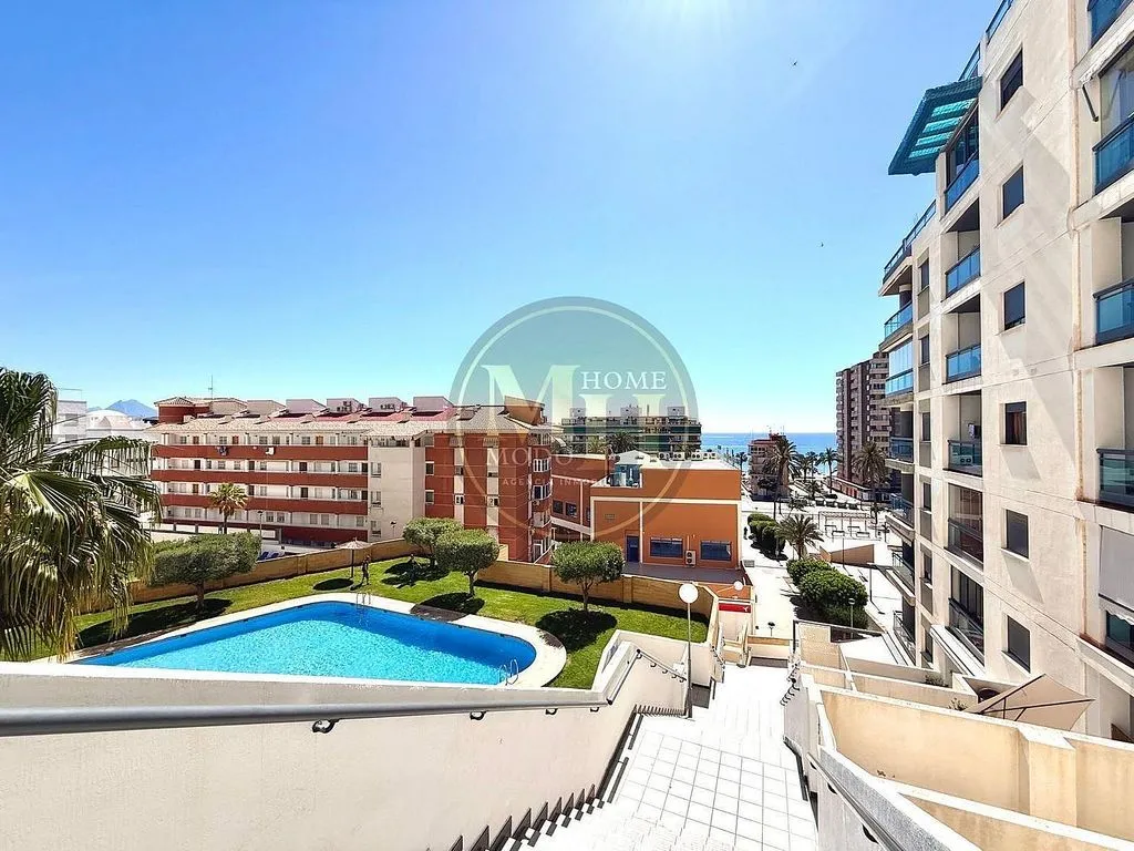 Balcon - 1-Bedroom Apartment with Pool in Campello Beach