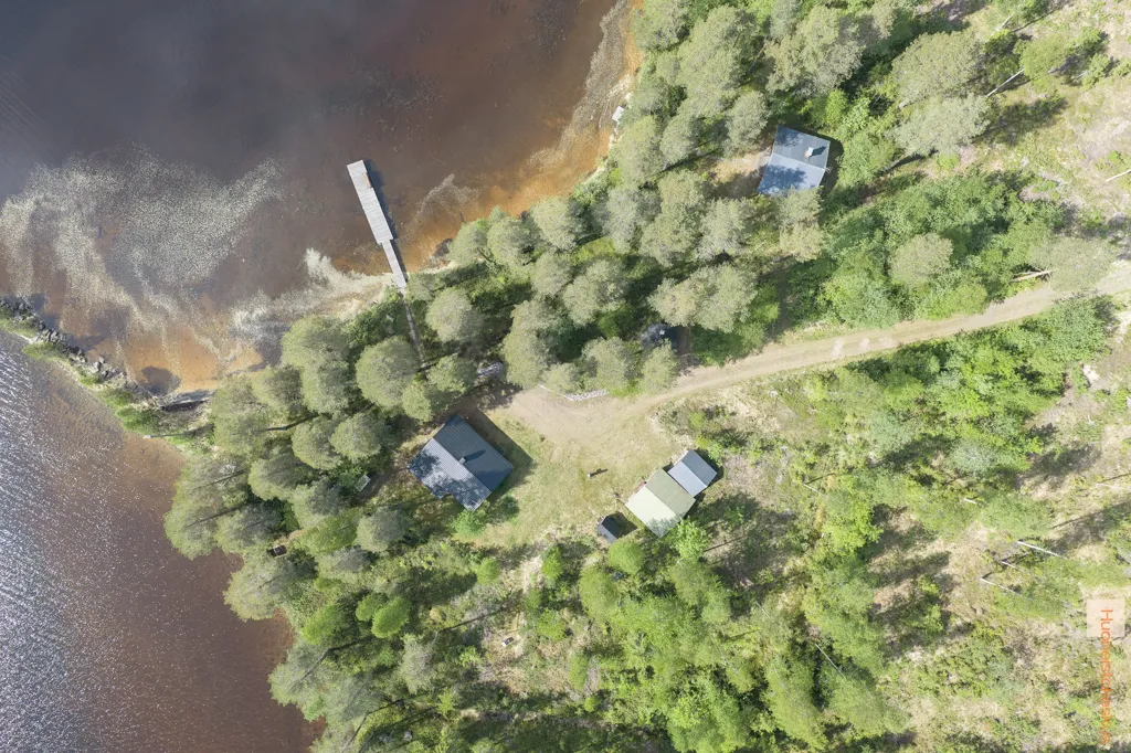 Vista aerea - Cottage with Private Lakefront in Pihtipudas