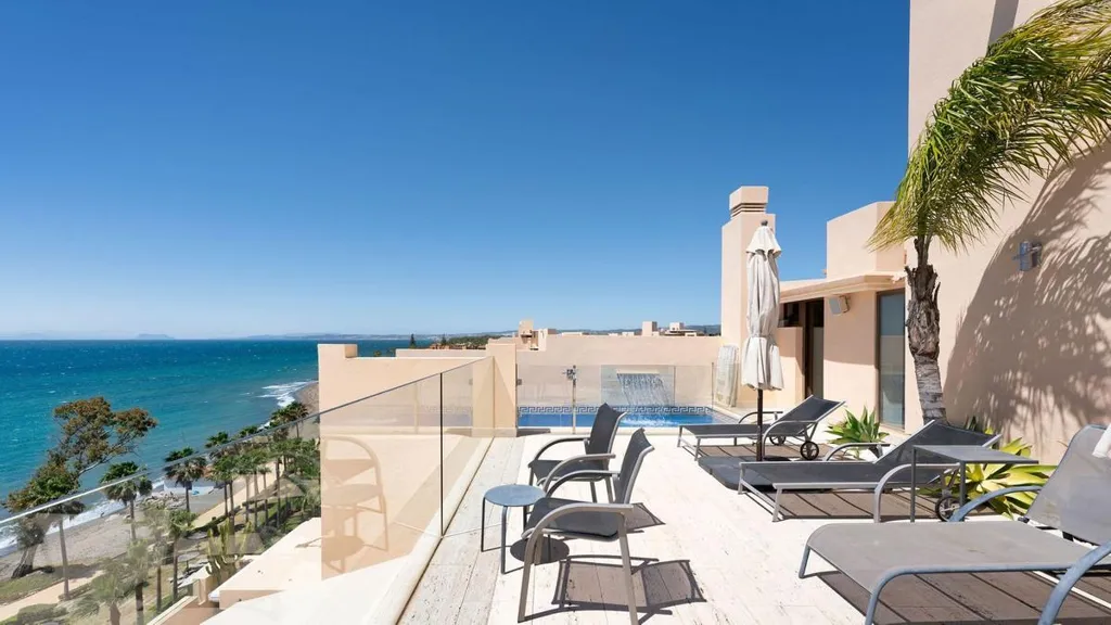 Terrasse - Duplex Penthouse with 360 Views in Estepona