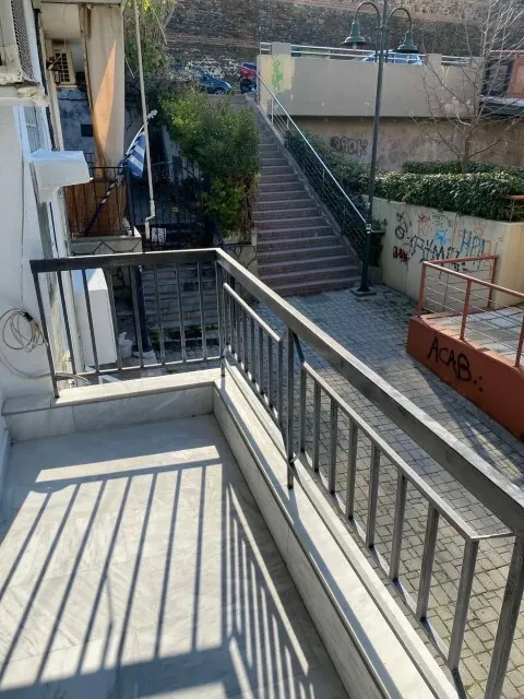 Balcony - City View Flat with Solar Panels in Sykies