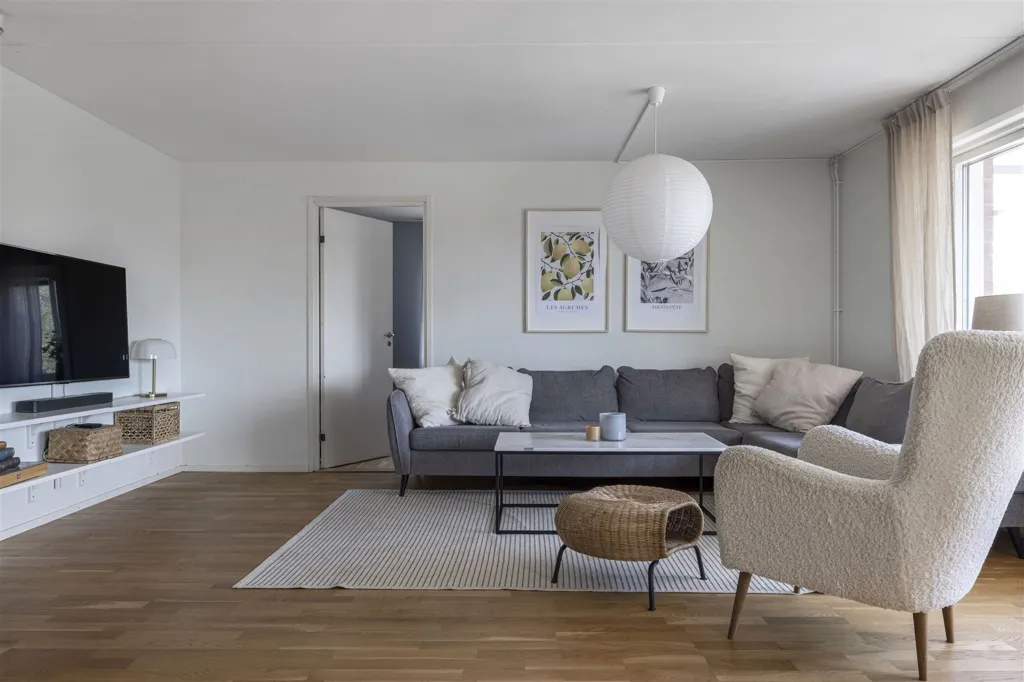 Soggiorno - Modern Flat with Balcony in Central Halmstad