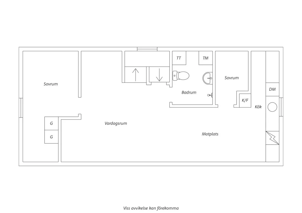 Plaan - Modern Flat with Pitched Roof in Helsingborg
