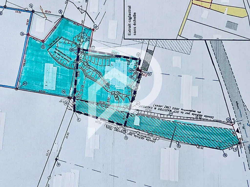 Plan - Terrain à Bâtir Calme à Peyrehorade