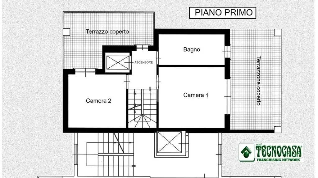 Planimetria - Villa with Private Garden in Cassina De' Pecchi