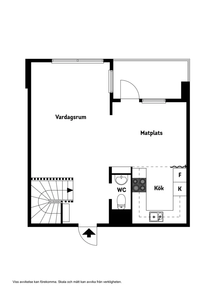 Plan - Apartment with Balcony in Skåne