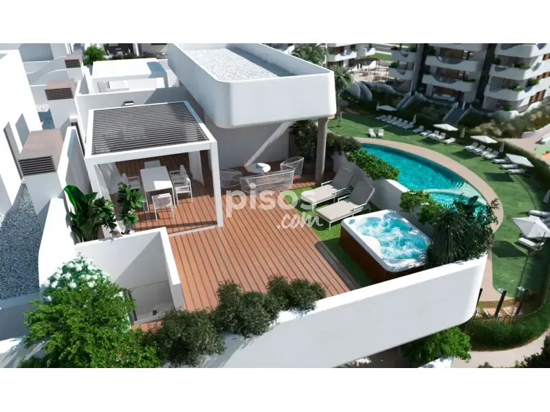 Vue aérienne - New Flat with Terrace in El Ejido