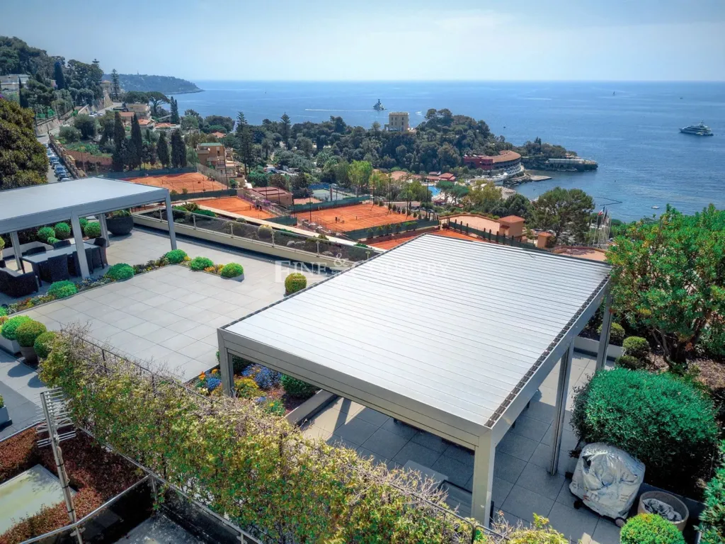 Vista aerea - Penthouse Villa with Sea View at Monaco Border
