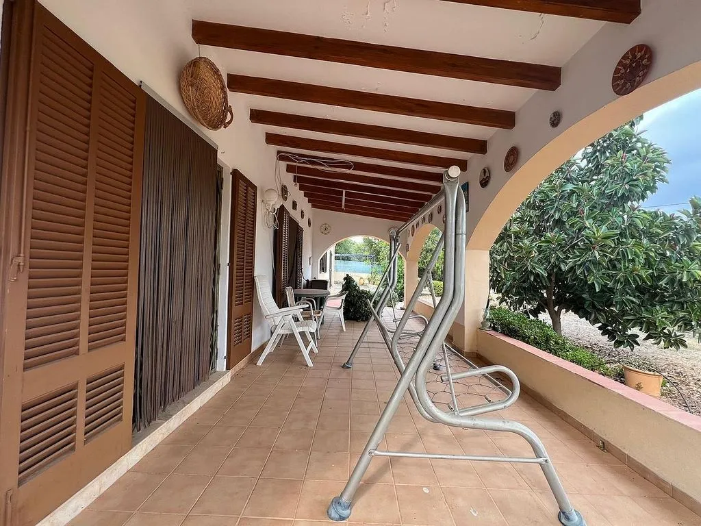 Terrass - Rustic House with Pool in Reis Catòlics