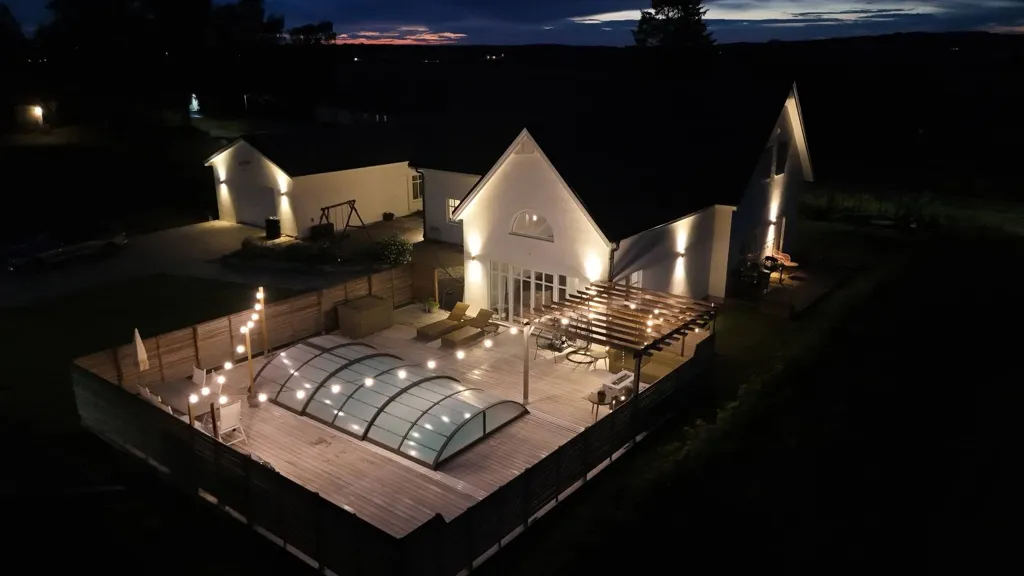 Õhuvaade - Modern Villa with Pool in Svedala