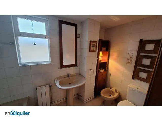 Bathrooms - Furnished Flat with Terrace in Fonteculler