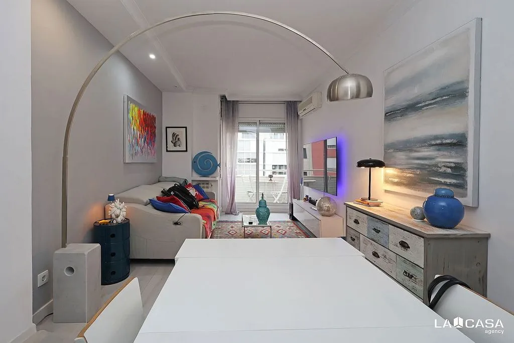 Séjour - Triplex Penthouse with Private Solárium in Santa Eulàlia