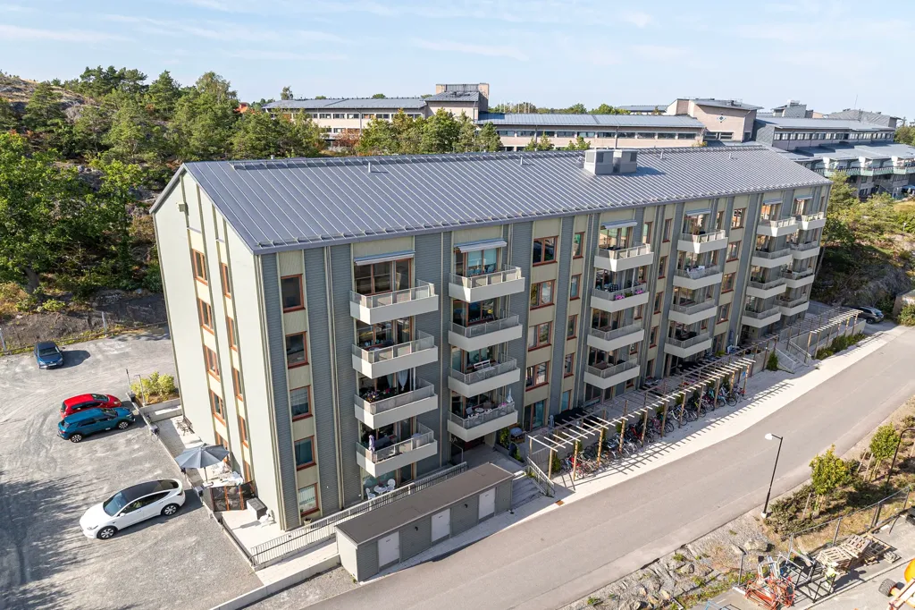 Vue aérienne - Three-bedroom Apartment with West View in Nynäshamn