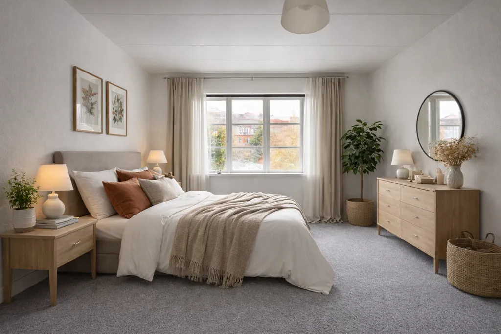 Chambres - Three-Bedroom Apartment with Scenic View in Viborg