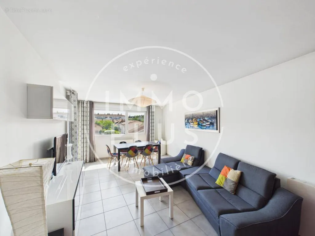 Living Room - Apartment with South-Facing Terrace in Cran-Gevrier