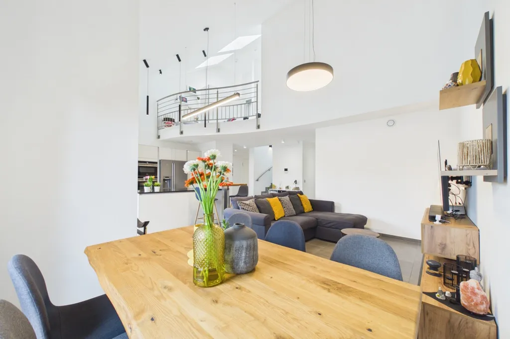 Dining Room - Luxury Duplex with Balcony in Moutfort