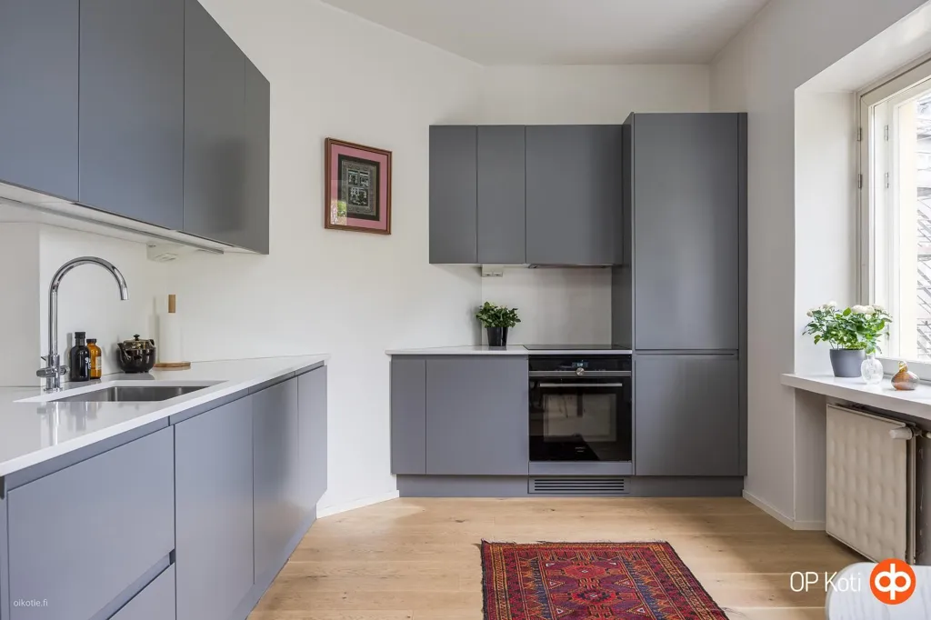 Cucina - Modern Apartment with Balcony in Munkkiniemi