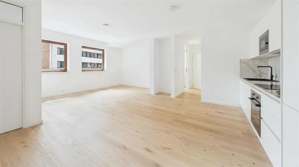 Köök - Spacious 2-Bedroom Apartment in Jambes