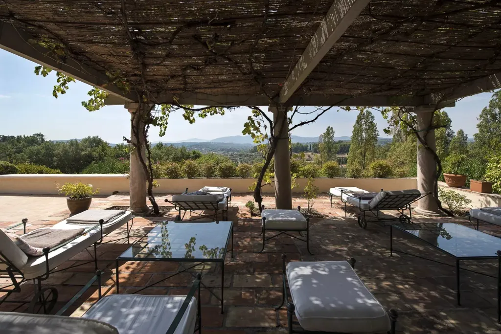 Terrass - Character Bastide with Panoramic View near Valbonne