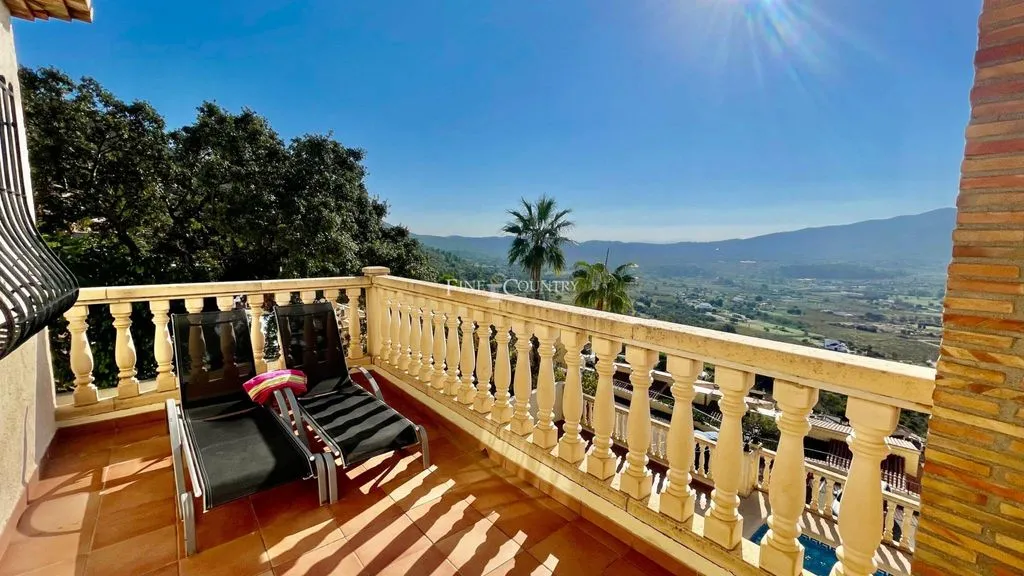 Balcon - Luxury Villa with Pool in Jalon Valley, Valencia