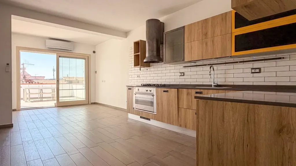 Cucina - Apartment with Veranda in Siniscola